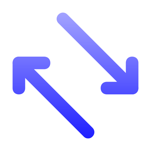 doppia freccia Generic Gradient icona