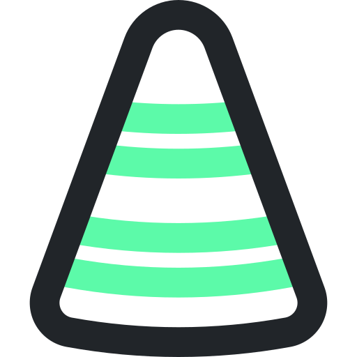 kegel Generic color outline icoon