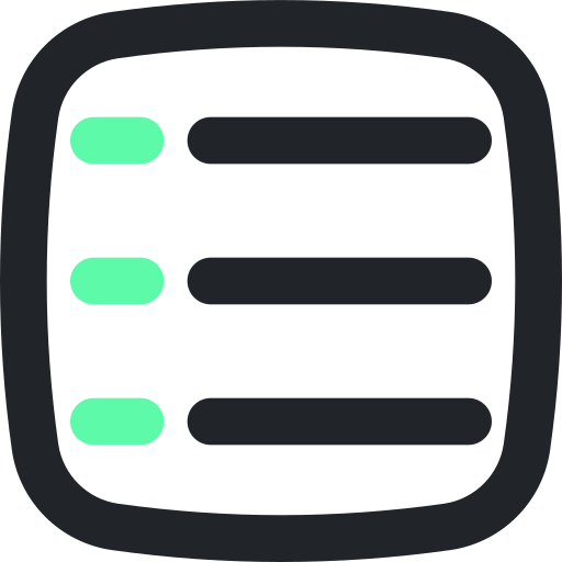 List Generic color outline icon