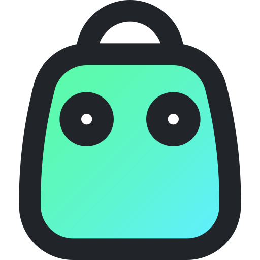 Shopping bag Generic gradient lineal-color icon