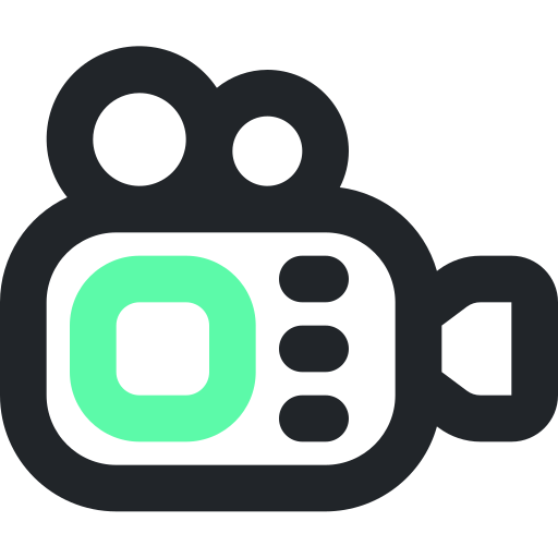 videocamera Generic color outline icona
