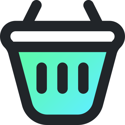 Shopping basket Generic gradient lineal-color icon