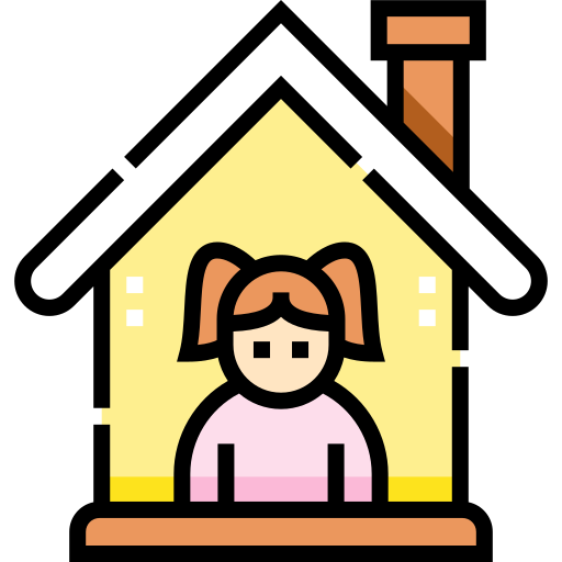 집 Detailed Straight Lineal color icon