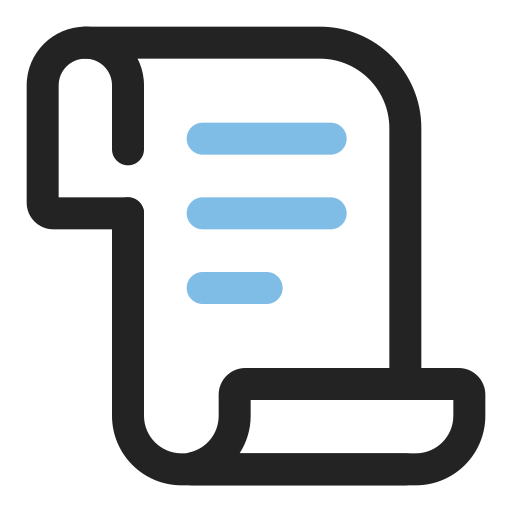 Invoice Generic Outline Color icon