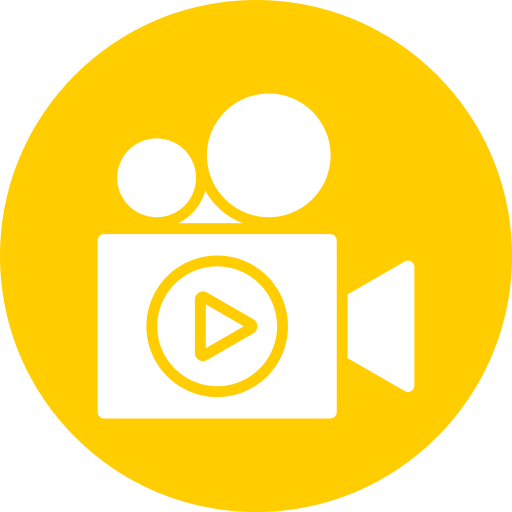 Video Camera Generic color fill icon