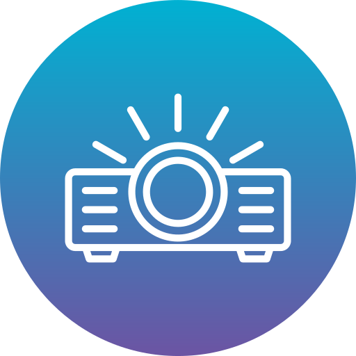 Projector Generic gradient fill icon