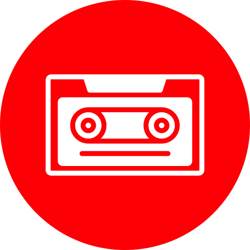 Cassette Generic color fill icon