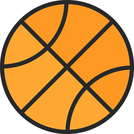 Basketball Generic Outline Color icon