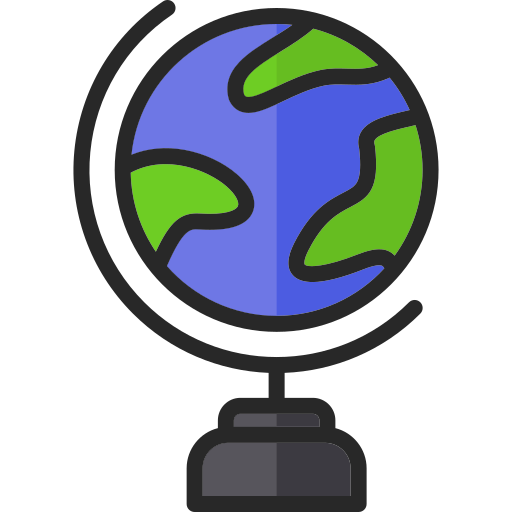 Earth globe Generic Outline Color icon