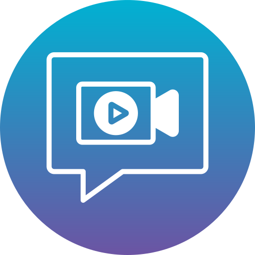 video-chat Generic gradient fill icon