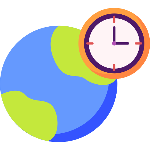hora mundial Generic Flat icono