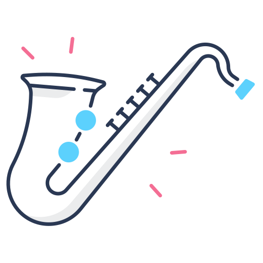 Saxophone Generic color fill icon