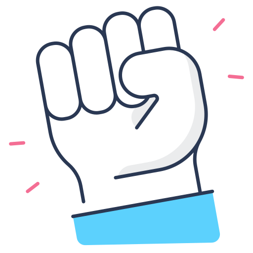 Fist Generic color fill icon