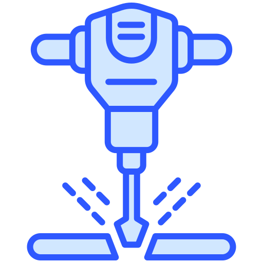 martillo neumático Generic color lineal-color icono