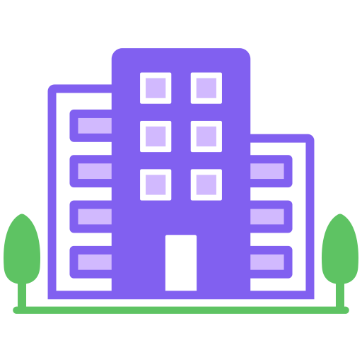 edificio Generic color fill icono