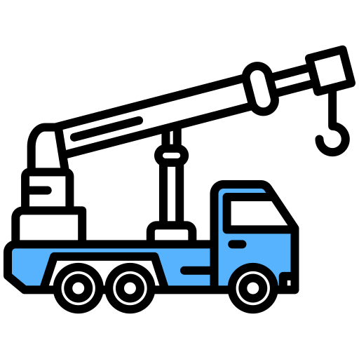 camión grúa Generic color lineal-color icono