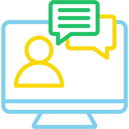Online meeting Generic color outline icon