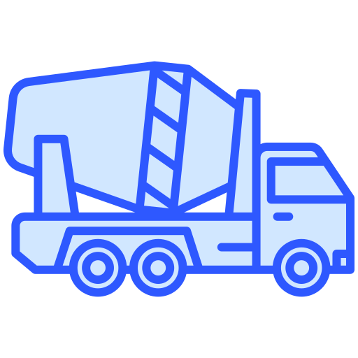 Mixer truck Generic color lineal-color icon