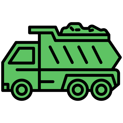 Dump Truck Generic color lineal-color icon