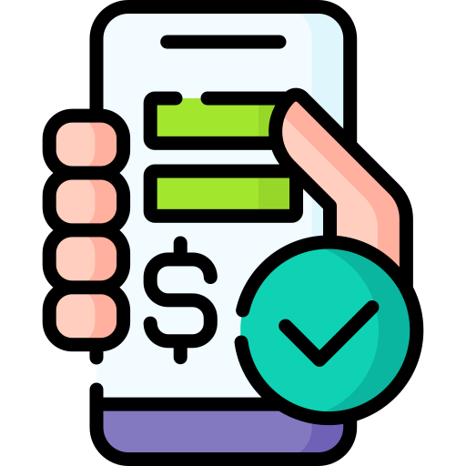 servizi bancari per smarthpone Special Lineal color icona