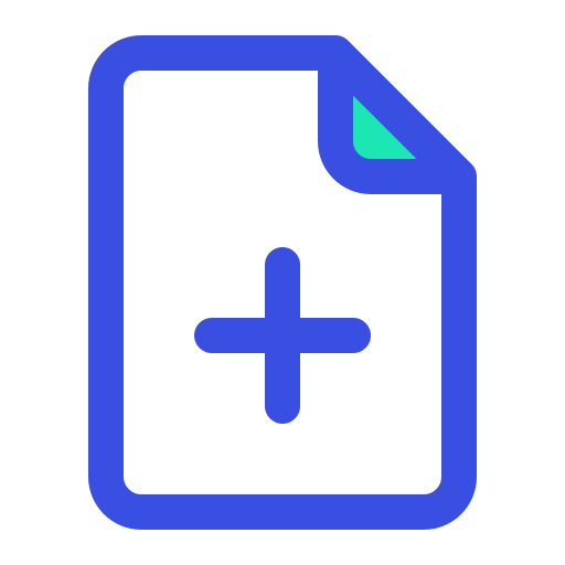 New File Generic color lineal-color icon