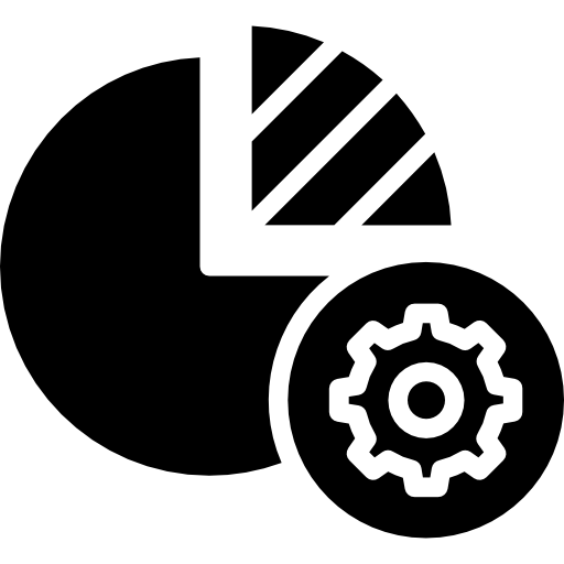 gráfico circular Kiranshastry Solid icono