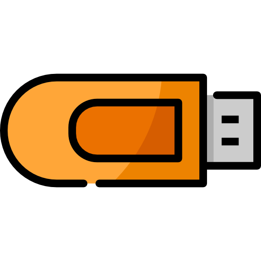 flash drive Special Lineal color icon