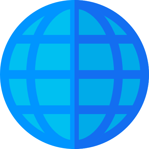 グローバル Basic Straight Flat icon