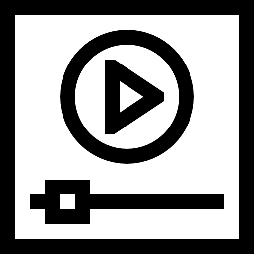 ユーチューブ Basic Straight Lineal icon