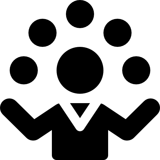 ジャグラー Basic Rounded Filled icon