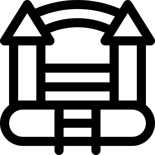 바운시 캐슬 Basic Rounded Lineal icon