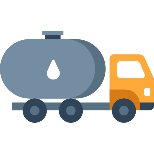 Tanker truck Chanut is Industries Flat icon