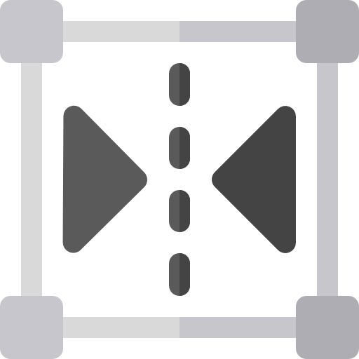 reflejar Basic Rounded Flat icono