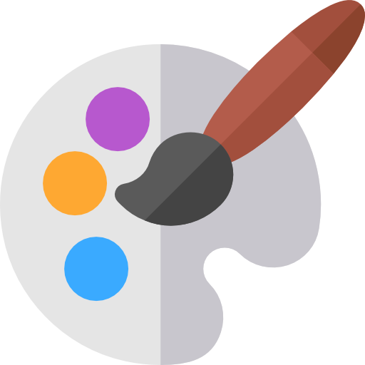 Paint Basic Rounded Flat icon