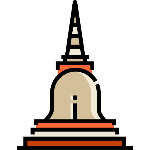 pagoda Chanut is Industries Lineal Color ikona