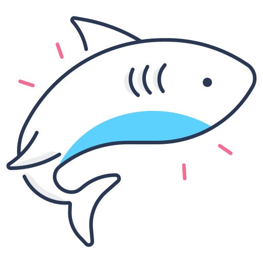 鮫 Generic color fill icon