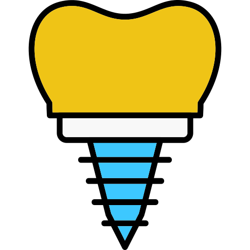 impianto dentale Generic color lineal-color icona