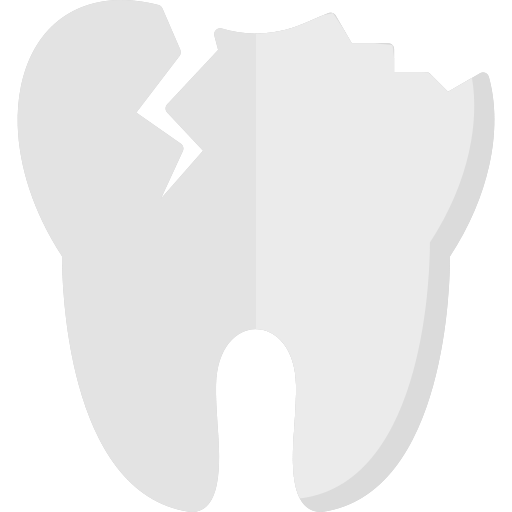 Broken Tooth Generic color fill icon