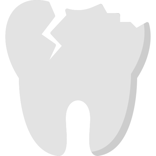 diente quebrado Generic color fill icono