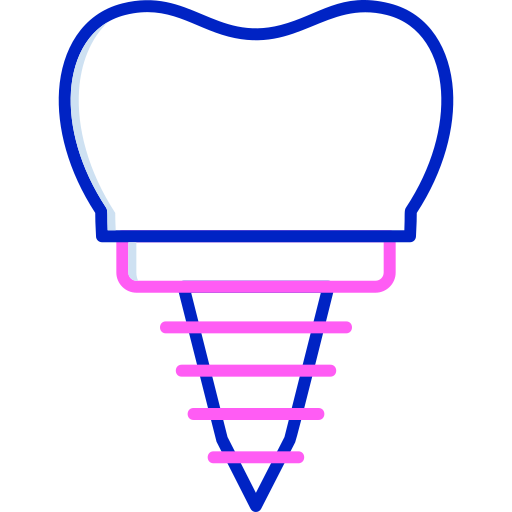 implante dental Generic color fill icono