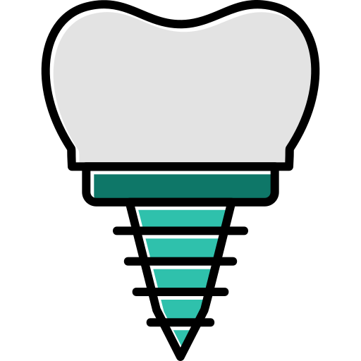 歯科インプラント Generic color fill icon