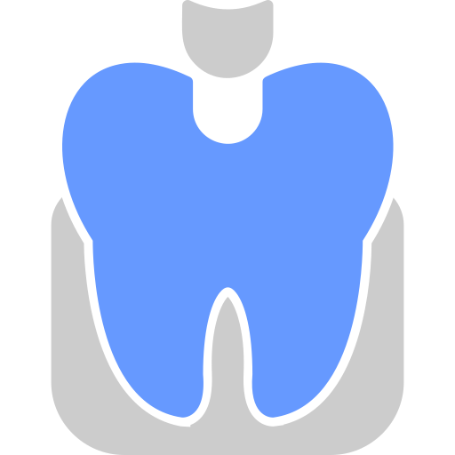 wypełnienie stomatologiczne Generic color fill ikona