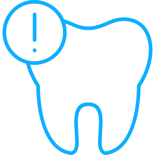 caries dental Generic gradient outline icono