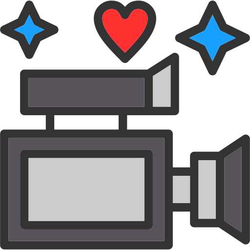 Video Camera Generic Outline Color icon
