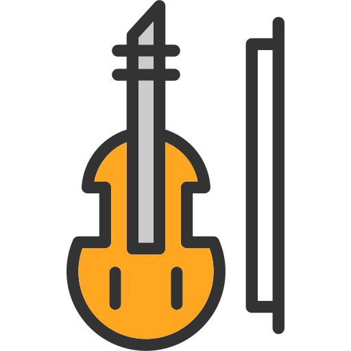 violino Generic Outline Color icona