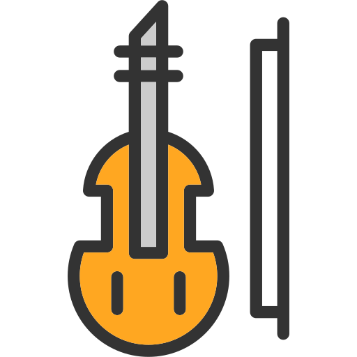 Violin Generic Outline Color icon