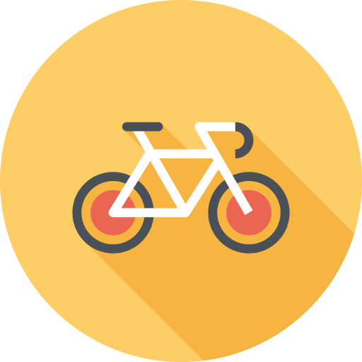 Bicycle Generic color fill icon