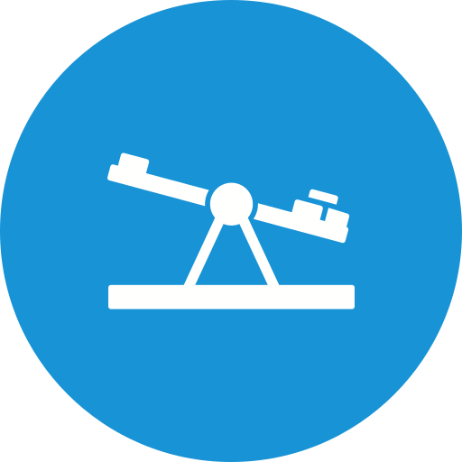 Seesaw Generic color fill icon