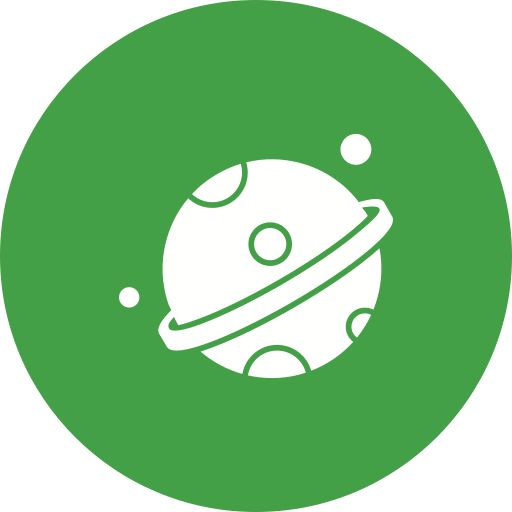 planet Generic color fill icon