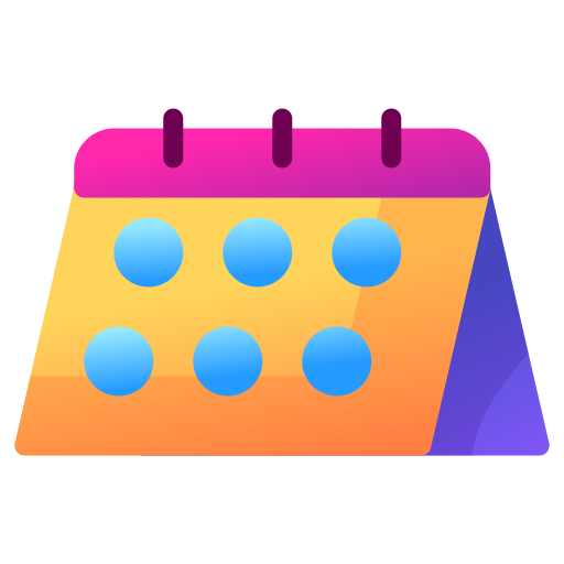 calendario Generic Flat Gradient icono